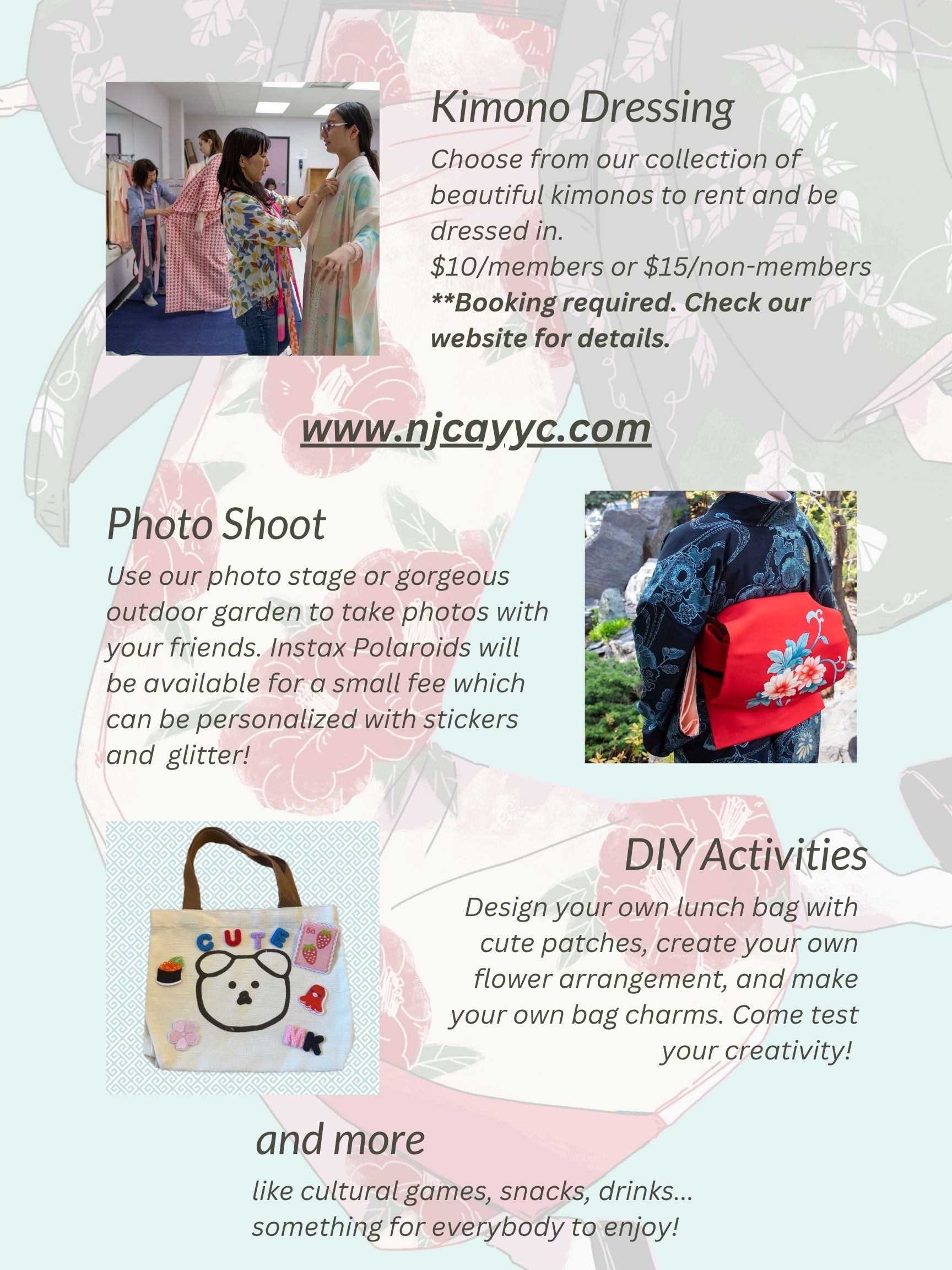Kimono Fair Details